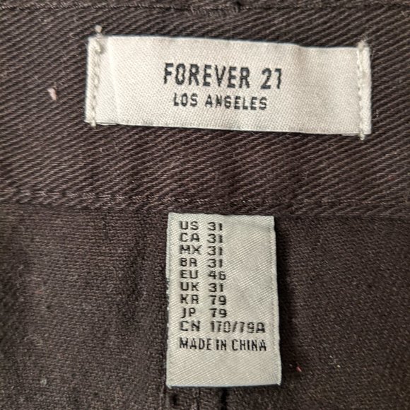 Forever 21 Shorts Black Size 31 - Picture 10 of 13